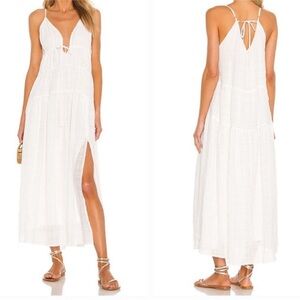 Astr White Maxi Dress